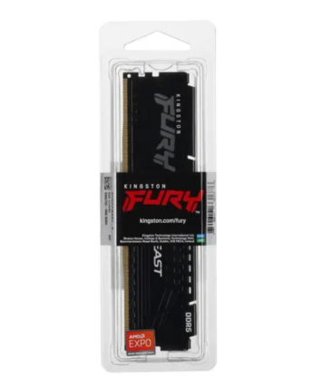 Модуль памяти DDR5 8Gb PC44800 5600MHz Fury Beast Black (KF556C36BBE-8)
