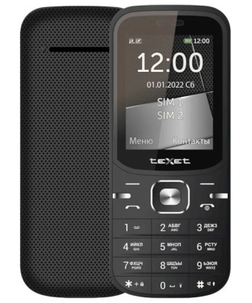 Мобильный телефон teXet TM-219, черный