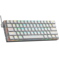 Клавиатура беспроводная механическая Redragon Draconic RU, RGB, BT, белый