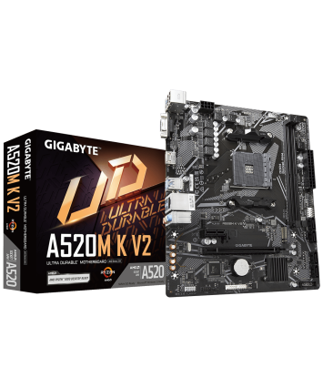 Материнская плата Socket AM4 GIGABYTE A520M K V2