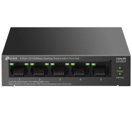 Коммутатор TP-Link LS105LP 5port, неуправляемый, PoE