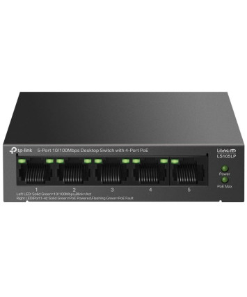 Коммутатор TP-Link LS105LP 5port, неуправляемый, PoE