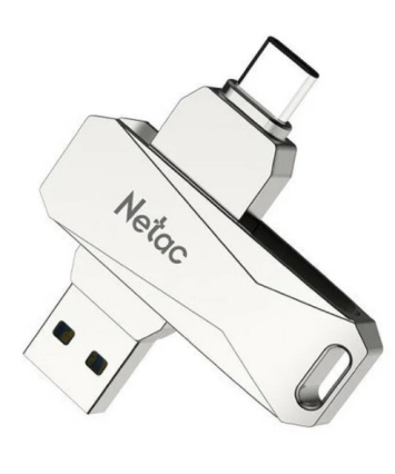 Флеш накопитель 256Gb USB 3.0+TypeC Netac U782C (NT03U782C-256G-30PN)