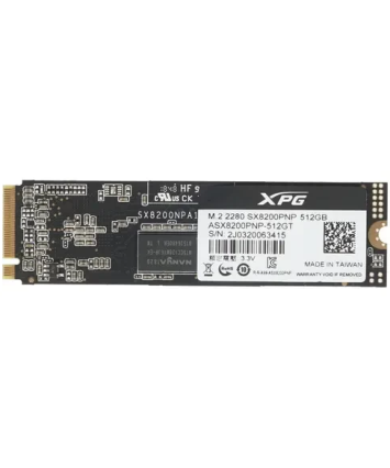 Накопитель SSD M.2 NVMe 512Gb ADATA XPG SX8200 Pro ASX8200PNP-512GT-C