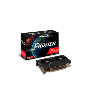 Видеокарта AMD PCI-E 4Gb Radeon RX 6500XT PowerColor FIGHTER AXRX 6500XT 4GBD6-DH/OC