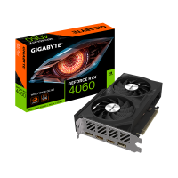 Видеокарта nVidia PCI-E 4.0 8Gb GeForce RTX 4060 GIGABYTE WINDFORCE OC 8GB GV-N4060WF2OC-8GD