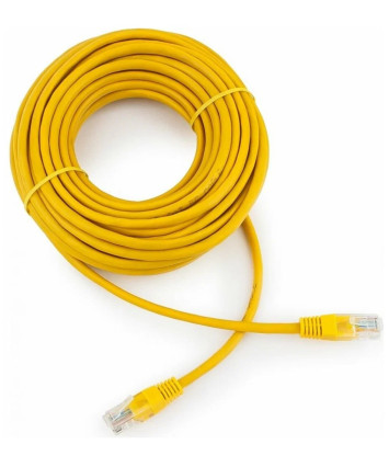 Патчкорд медный UTP Cablexpert PP10-10M/Y кат.5e, 10м, литой, многожильный (жёлтый)