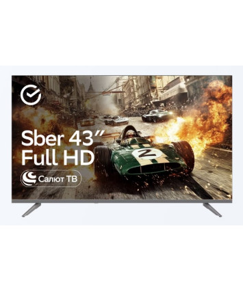 Телевизор 43" Sber SDX 43F2014 серебро