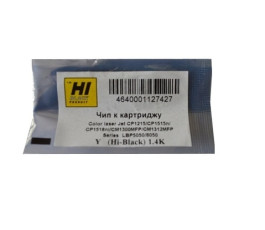 Чип Hi-Black к картриджу HP CLJ CP1215/CP1515/CM1312 (CB540A), Y 1.4K