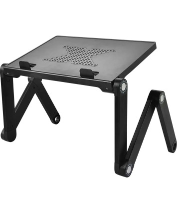 Стол для ноутбука Cactus CS-LS-T8-C черный 26x38см