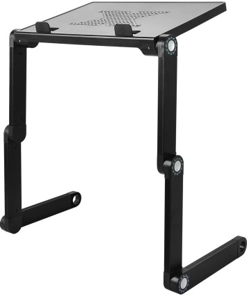 Стол для ноутбука Cactus CS-LS-T8-C черный 26x38см