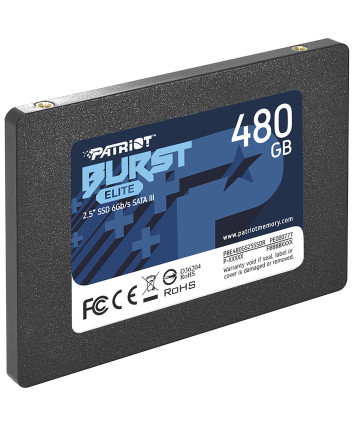 Накопитель SSD SATA 2,5" 480Gb Patriot Burst Elite (PBE480GS25SSDR)