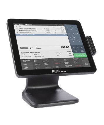 Сенсорный моноблок POSCenter POS101-17 (17", PCAP, J3455, RAM 4Gb, SSD 128Gb, MSR) без ОС