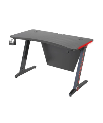 Игровой стол Cactus CS-GTZ-BK-CARBON-RED, черный