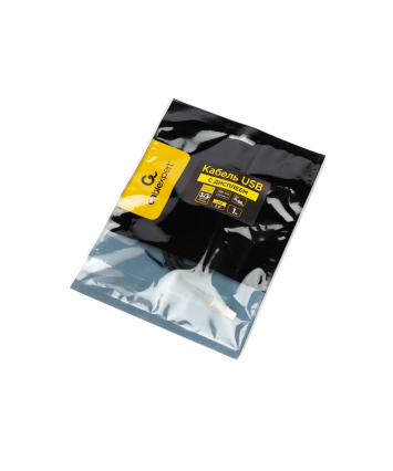 Кабель USB - Type-C Cablexpert CCP-USB2-AMCM-SCR-1M, 66Вт, QC3.0, дисплей, 1м, черный