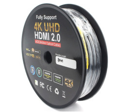 Активный оптический кабель HDMI Cablexpert 80м, 19M/19M, v2.0, AOC, черный, CCBP-HDMI-AOC-80M