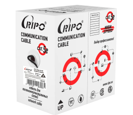 Кабель внешний витая пара Бухта 305м Ripo FTP4CAT5E 24AWG, медь 001-122014/ 010514