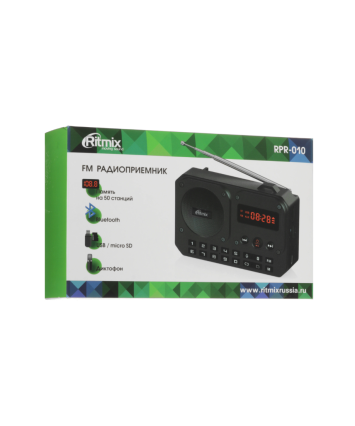 Радиоприемник Ritmix RPR-010, черный Радиоприемник Ritmix RPR-010, черный