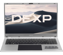 Ноутбук DEXP Aquilon (C15-ICW300) 15.6", IPS, Celeron N4020C/8/256/W11H, серебристый