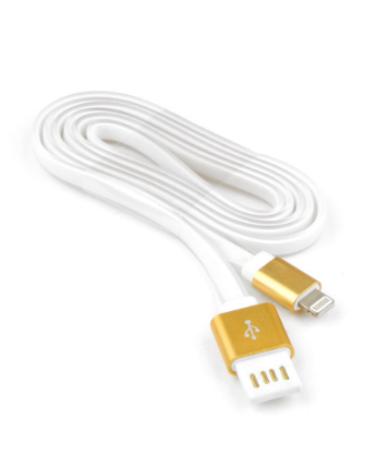 Кабель USB - Ligntning Cablexpert CC-ApUSBgd1m, 1m, белый