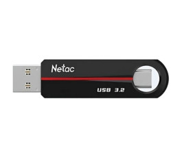 Флеш накопитель 128Gb USB 3.2+TypeC Netac US18 (NT03US18C-128G-32BK)