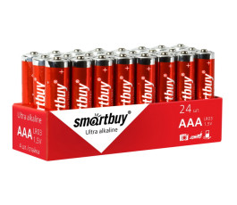 Батарейка Smartbuy алкалиновая LR03/4S AAA (SBBA-3A24S), 24шт