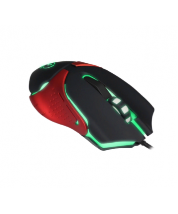 Мышь игровая PANTEON MS67, черно-красная, USB
