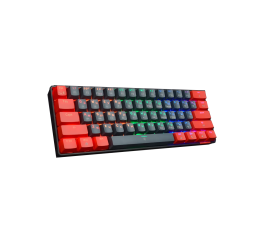 Клавиатура механическая PANTEON T3 RS HS RB, 60%, Rainbow, черный/красный (46)