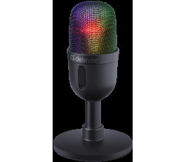 Игровой стрим микрофон Defender Forte GMC 350 USB, RGB, провод 2 м