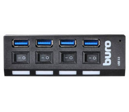 USB-концентратор Buro BU-HUB4-U3.0-L (4 порта USB 3.0)