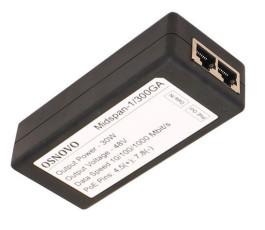 Инжектор PoE Osnovo Midspan-1/300GA, 10/100/1000BASE-T 30Вт 100-240В (АС)