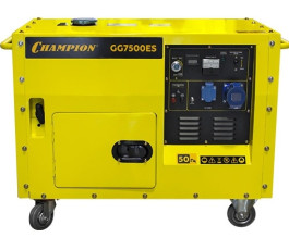 Генератор бензиновый Champion GG7500ES, 6 кВт, 220В