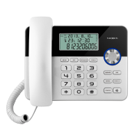Телефон проводной teXet ТХ-259, черный-серебристый