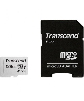 Карта памяти MicroSDXC UHS-I Card 128Gb Transcend 300S+ class 10