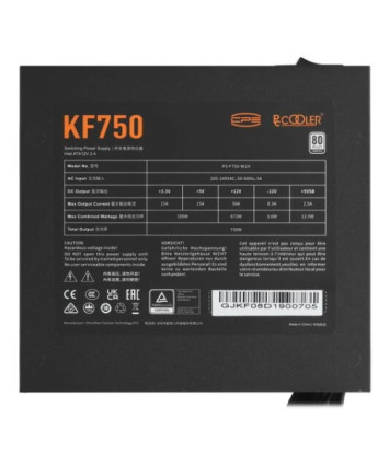Блок питания 750W PcCooler KF750 (P3-F750-W1HWBK0-EU) 80 PLUS WHITE
