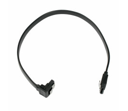 Кабель сигнальный SATA Cablexpert CC-SATAM-DATA90-BL-30CM, 30см