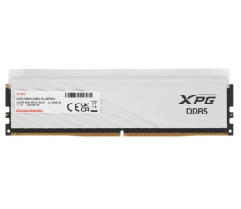 Модуль памяти DDR5 8Gb PC5-44800 5600MHz ADATA XPG Lancer Blade RGB (AX5U5600C468G-SLABRWH), белый