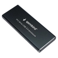 Контейнер для SSD M.2 USB 3.0 Gembird EEM2-SATA-1, Micro-B, черный