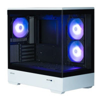 Корпус mATX без БП Zalman P30 BW, черный-белый