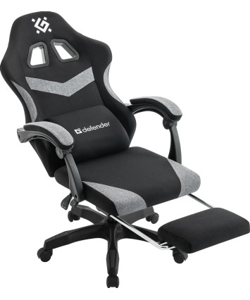 Кресло игровое Defender Runa PRO, черный/белый