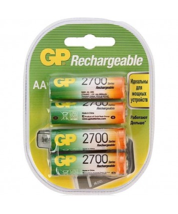 Аккумуляторные батарейки GP 270AAHC-2DECRC4 1,2V 4шт