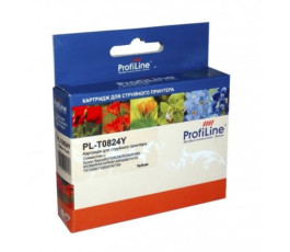 Картридж струйный ProfiLine PL-0824 для принтеров Epson StylusR270/R290/R295/R390/RX590, желтый