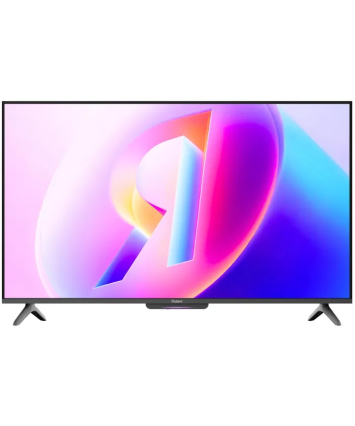 Телевизор 43" ЯНДЕКС YNDX-00078 QLED 4K Smart TV, Яндекс ТВ черный