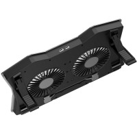Охлаждающая подставка для ноутбука PANTEON CP-172L RGB Black 9"-18", USB, 2 вентилятора