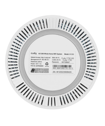 Беспроводной маршрутизатор Cudy M1200, белый, (упак.:1шт)