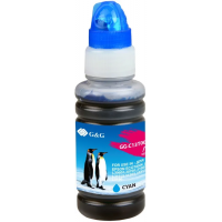 Чернила G&G (GG-C13T00S24A) Cyan (для Epson L1110, L3151,L3100, L3101, L3110, L3150 70мл)
