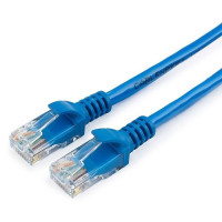 Патчкорд UTP Cablexpert PP12-15M/B кат.5e, 15м, литой, многожильный (синий)
