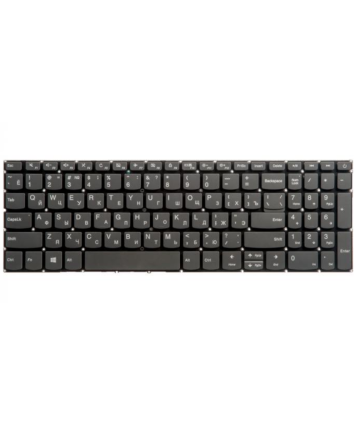 Клавиатура для ноутбука Lenovo IdeaPad 320-15ABR, 330-15IKB, 320-15AST, 320-15IKB, серая без рамки