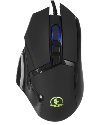 Мышь игровая PANTEON MS86, чёрная USB