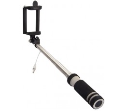 Монопод для селфи Rekam SelfiPod S-350B, проводной, черный